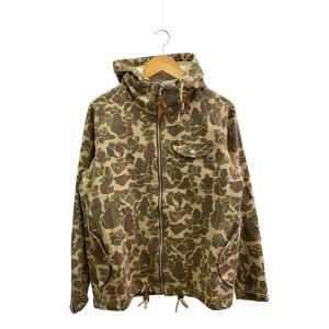 STUSSY◆マウンテンパーカー/M/コットン/CML/カモフラ