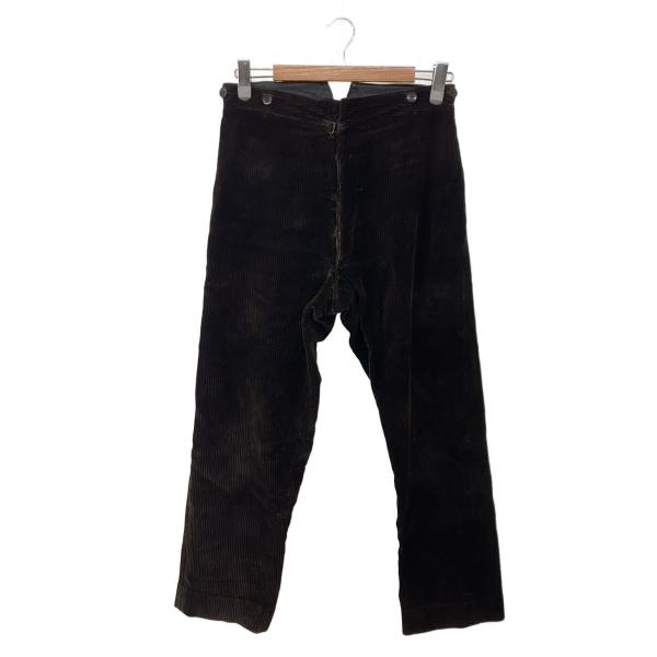EURO VINTAGE◆French Work/推定30S-40S/コーデュロイパンツ/サスペンダ...