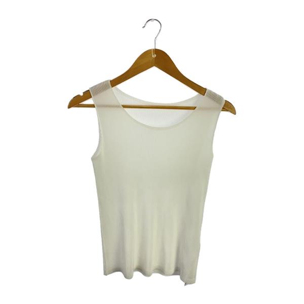 PLEATS PLEASE ISSEY MIYAKE◆トップス/--/ポリエステル/WHT/無地/P...