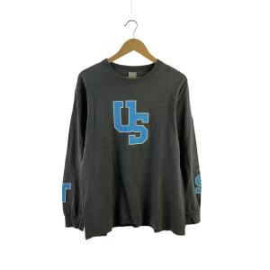STUSSY◆長袖Tシャツ/L/コットン/GRY...の商品画像