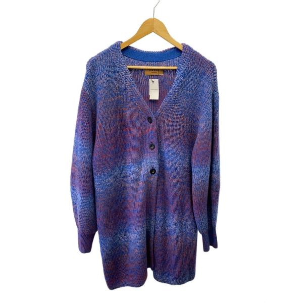 AMERI◆UND MIX LONG STRAIGHT KNIT CARDIGAN/カーディガン/B...
