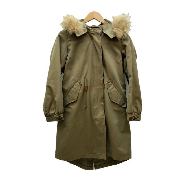 Americana◆モッズコート/M/コットン/KHK/無地