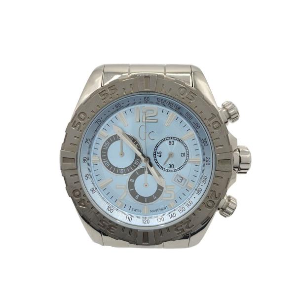 GUESS◆GC/GUESSCOLLECTION/クォーツ腕時計/アナログ/ステンレス/SLV/SL...