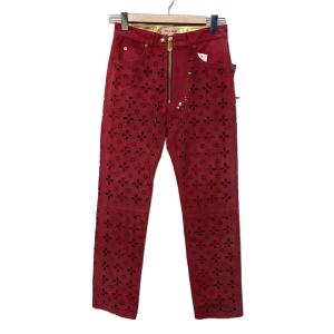 MASU◆ボトム/42/山羊革/RED/MVFW...の商品画像