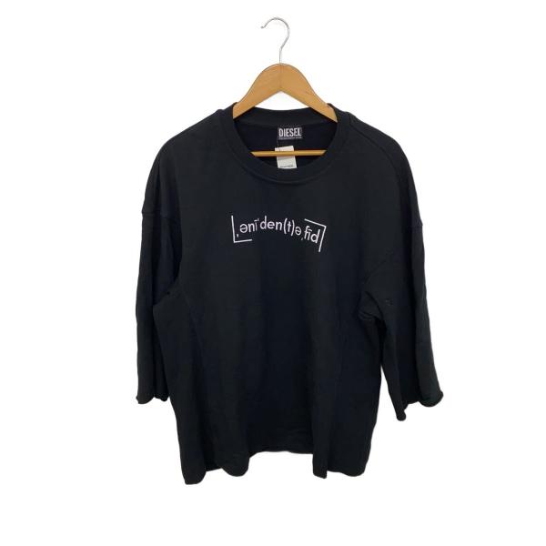 DIESEL◆スウェット/XS/コットン/BLK/F-SHARP-B1