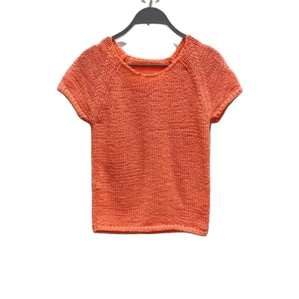 PLEATS PLEASE ISSEY MIYAKE◆D1/半袖サマーニット/カットソー/3/ポリエ...