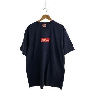 Supreme◆26SS/Arabic Box Logo Tee/Tシャツ/XL/コットン/NVY/プリント//
