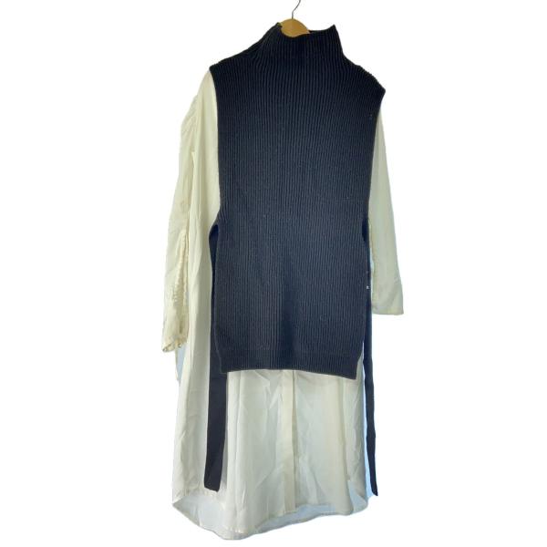 AMERI◆長袖ワンピース/M/アクリル/BLK/01020531251