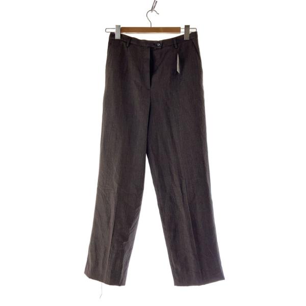 PENDLETON◆ボトム/8/ウール/BRW/ヘリンボーン