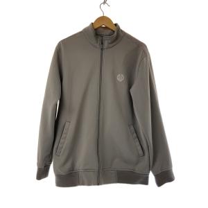 STUSSY◆OLDSTUSSY/トラックジャージ/シャネルロゴ/L/ポリエステル/グレー/プリント