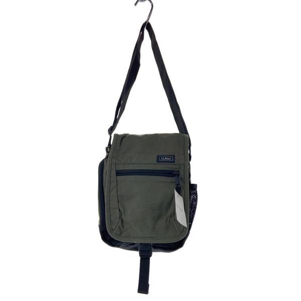 L.L.Bean◆00s/テック/TEC/Y2K/ショルダーバッグ/ナイロン/カーキ