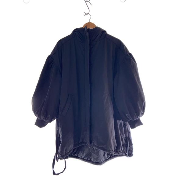 JEANASIS◆モンスターパーカー/ダウンジャケット/FREE/ポリエステル/ブラック/JS071...