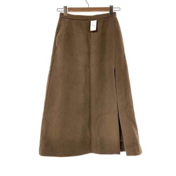 AURALEE◆ロングスカート/1/ウール/CML/A9AS06SN