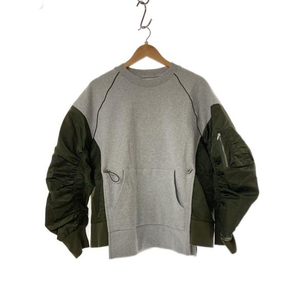 AMERI◆スウェット/FREE/コットン/グレー/無地/0225203810600