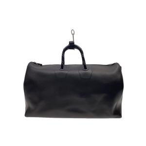 LOUIS VUITTON◆キーポル・バンドリエール50_ダーク・アンフィニティ/レザー/BLK/総柄