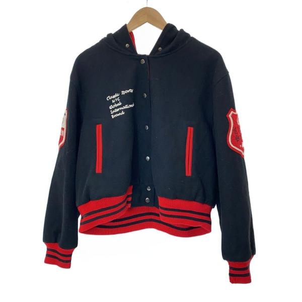 80s/セーラー/リバーシブル/NYC/BLOOKLYN/スタジャン/XL/コットン