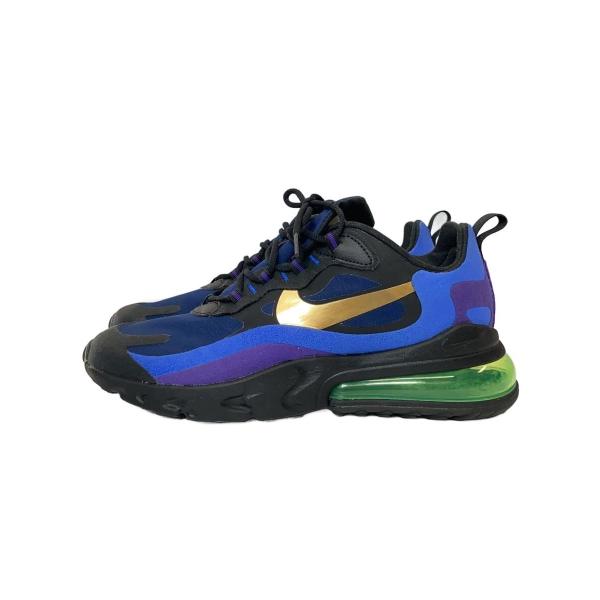 NIKE◆AIR MAX 270 REACT/27cm/BLU/PVC//