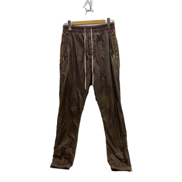 Rick Owens◆18AW/Drawstring Track Pants/44/ナイロン/BRW...