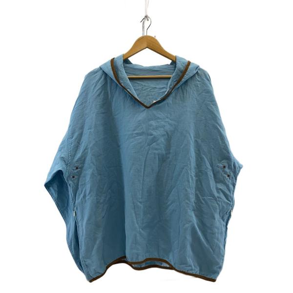 PHINGERIN◆パーカー/XL/コットン/BLU/PIPE TOP HOODIE GAUZE