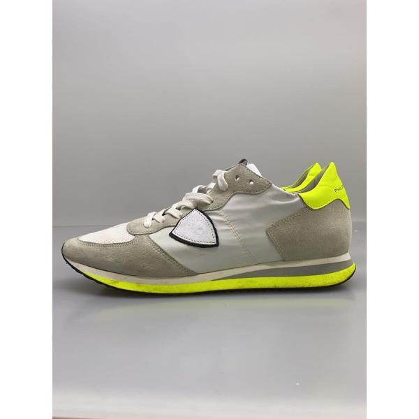 PHILIPPE MODEL◆TROPEZ X/イエロー/ローカットスニーカー/42/WHT
