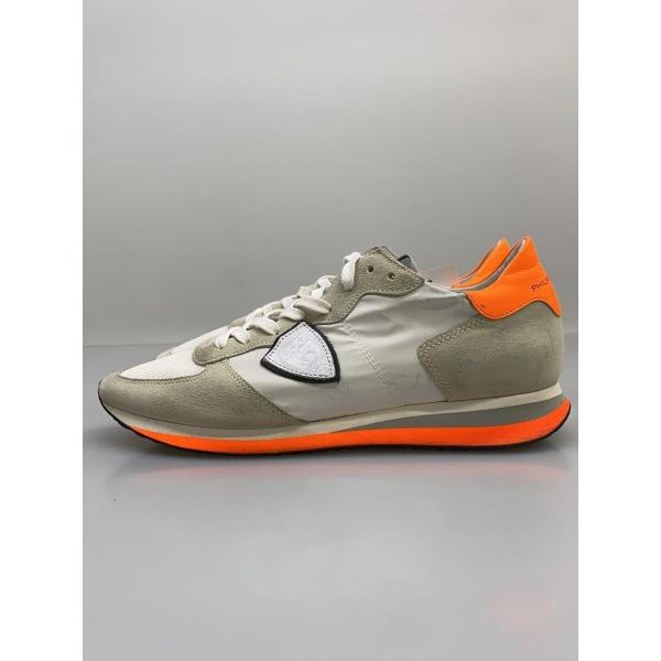 PHILIPPE MODEL◆TROPEZ X/オレンジ/ローカットスニーカー/42/WHT