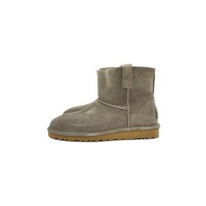 ugg/ブーツ/22cm/GRY/レザー