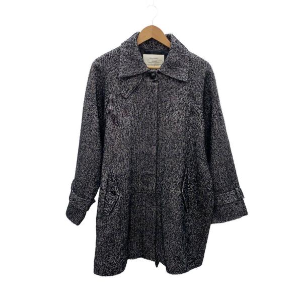 AMERI◆コート/S/アクリル/BLK/0125207860710/LADY LIKE MIDI ...