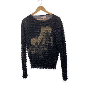 MASU◆トップス/48/ポリエステル/BLK/MFFW-CS0623/MARRIAGE POPCORN SWEATSHIRT