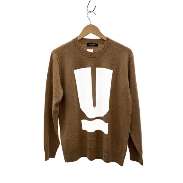 UNDERCOVER◆BASIC ICON JQKNIT/3/ウール/BRW/UB0D4901-1