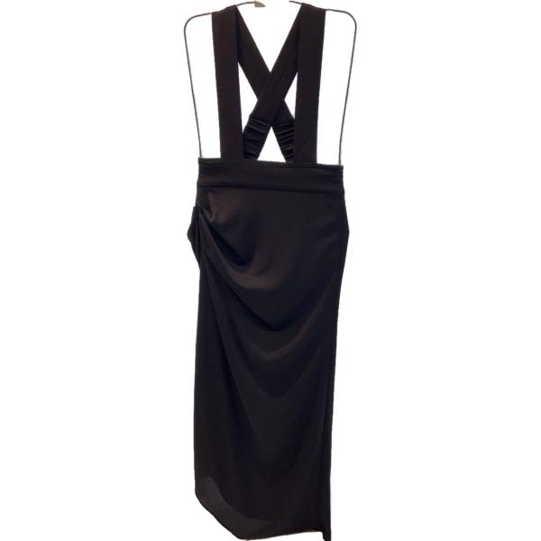 AMERI◆半袖ワンピース/M/ポリエステル/BLK/017190780//