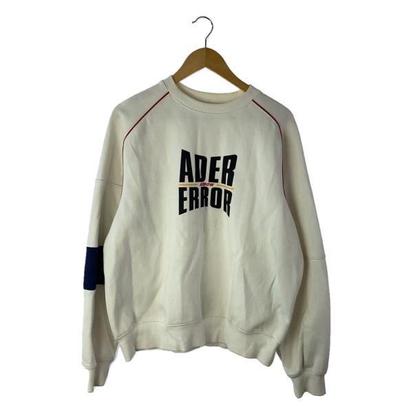 ADER ERROR◆スウェット/1/コットン/WHT/19ASSTO04IV1