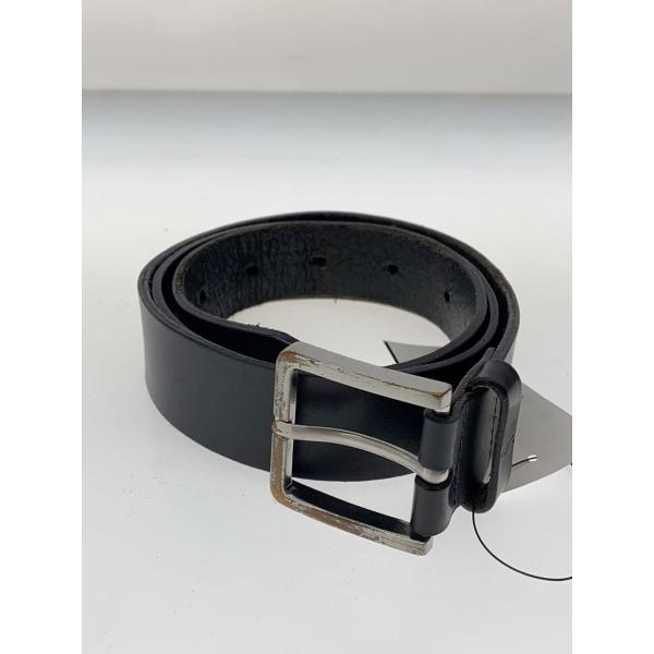 agnes b.◆ベルト/レザー/BLK/メンズ/80/フランス製