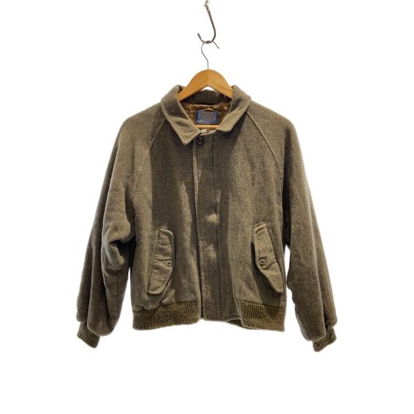 PENDLETON◆ブルゾン/M/ウール/GRY/無地