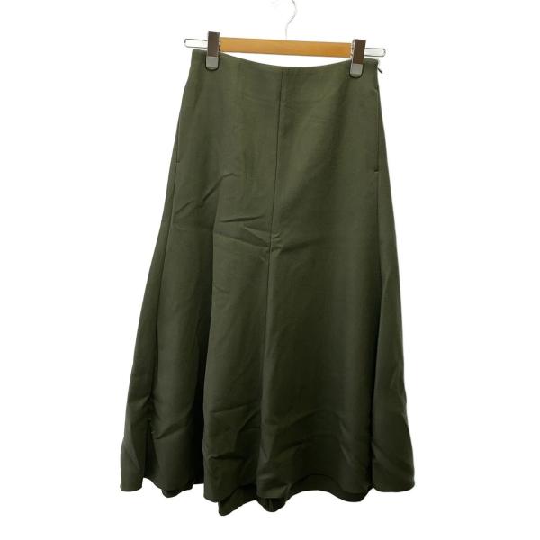 AURALEE◆AURALEE/オーラリーLIGHT MELTON FLARE SKIRT/1/ウー...