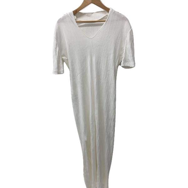 mame kurogouchi◆Random Ribbed Cotton Dress/--/コットン...