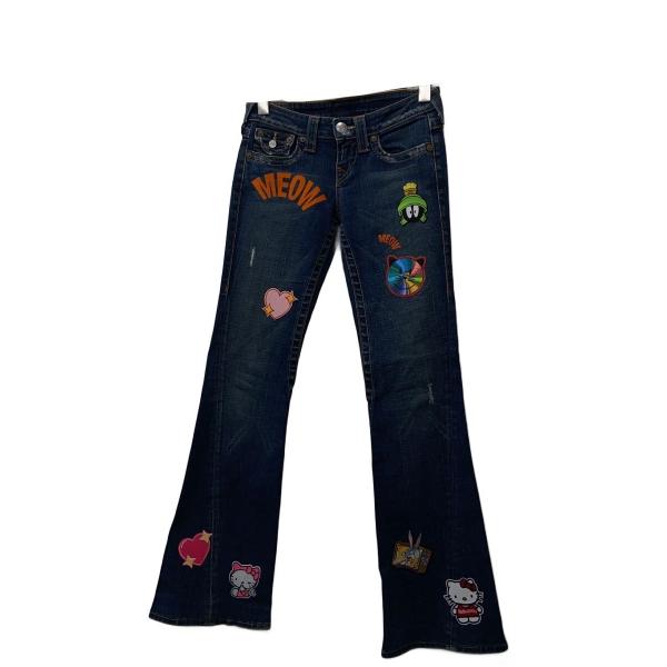 TRUE RELIGION◆リメイク/ブーツカットパンツ/26/コットン/IDG/10-503