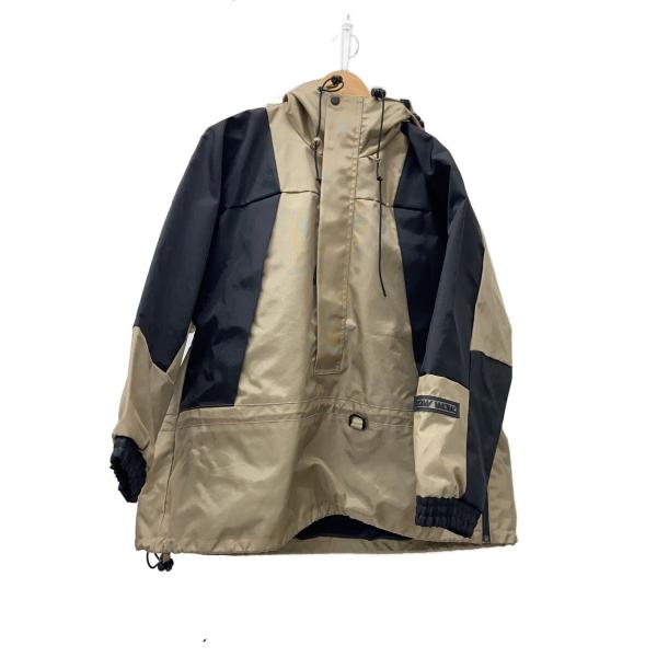 BOWWOW◆BIGGY MOUNTAIN PARKA/マウンテンパーカ/S/ナイロン/BEG/無地...