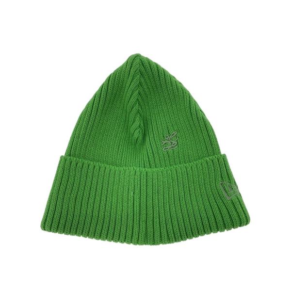 SNIDEL◆ニットキャップ/--/ポリエステル/GRN/無地/メンズ/swgh231625