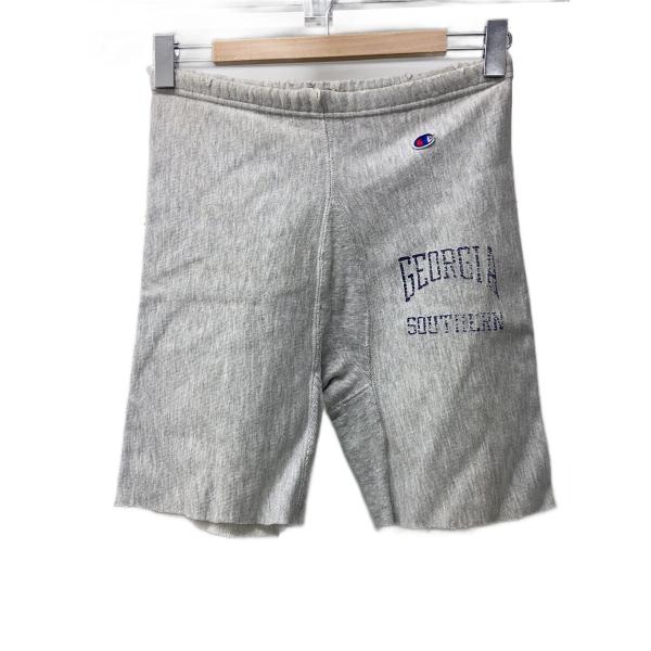 Champion◆80s/リバースウィーブ/USA製/カットオフ/ショートパンツ/S/コットン/GR...