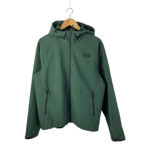 THE NORTH FACE◆ジャケット/L/ポリエステル/GRN/apex android hoo...