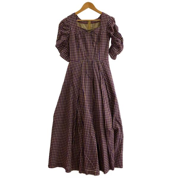 AMERI◆ワンピース/M/コットン/PUP/チェック/0125105130760