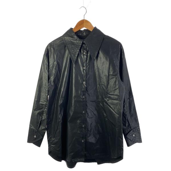 AMERI◆長袖シャツ/FREE/コットン/BLK/02320461130