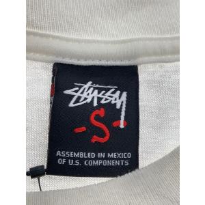 STUSSY◆Tシャツ/S/コットン/WHT/...の詳細画像2