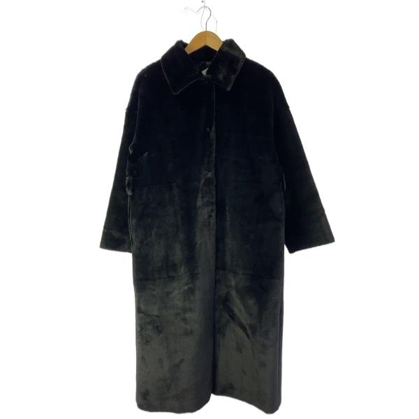 AMERI◆コート/FREE/ポリエステル/BLK/01120730920