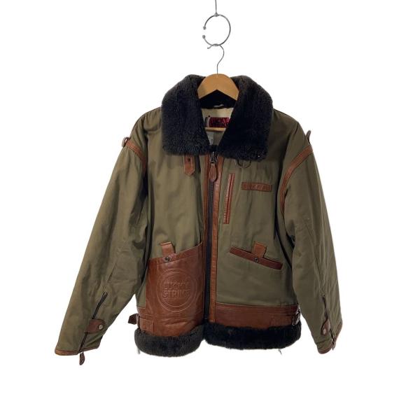 LUCKY STRIKE◆50周年記念/B-3/フライトジャケット/--/コットン/KHK