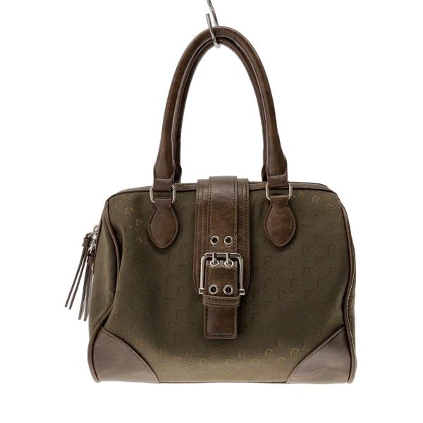 JEANASIS◆ハンドバッグ/--/BRW/無地/JS081688PD