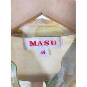 MASU◆長袖シャツ/44/シルク/YLW/総...の詳細画像2