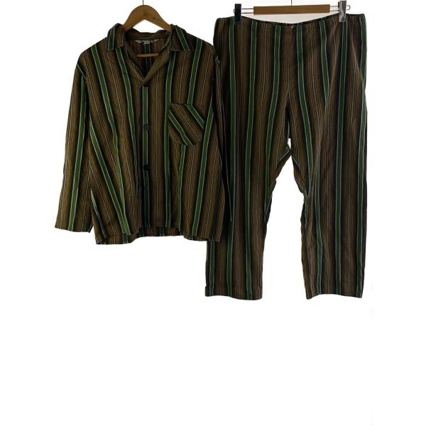 70s〜80s/パジャマ/セットアップ/--/--/GRN/ストライプ//