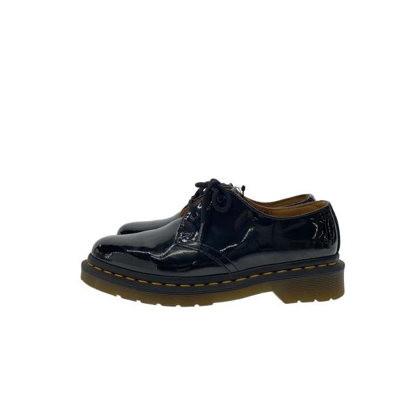 Dr.Martens◆ドレスシューズ/UK4/BLK/エナメル