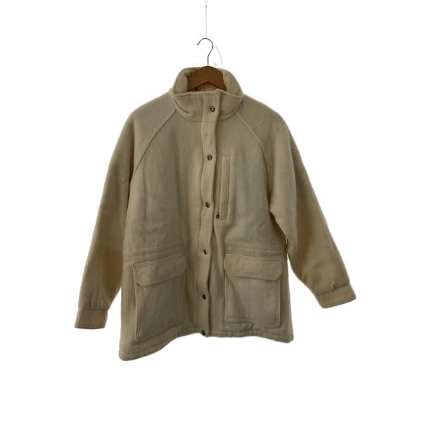 Woolrich◆80s/コート/L/ウール/CRM